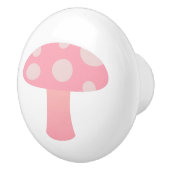 Rosa Pilz Keramikknauf (Rechts)