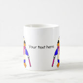 Rosa Pinguine Kaffeetasse (Mittel)