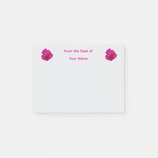 Rosa Pink #5 Post-it Klebezettel (Vorderseite)