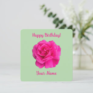 Rosa Pink #6 Karte
