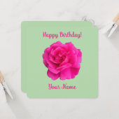 Rosa Pink #6 Karte (Vorderseite/Rückseite Beispiel)
