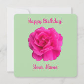Rosa Pink #6 Karte (Vorderseite)