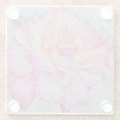 Rosa Pink Glasuntersetzer (Rückseite)