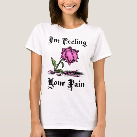 Rosa Pink in Verzweiflung Damen T-Shirt (Vorderseite)