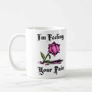 Rosa Pink in Verzweiflung Kaffeetasse