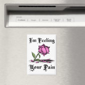 Rosa Pink in Verzweiflung Magnet (In Situ (Geschirrspüler))