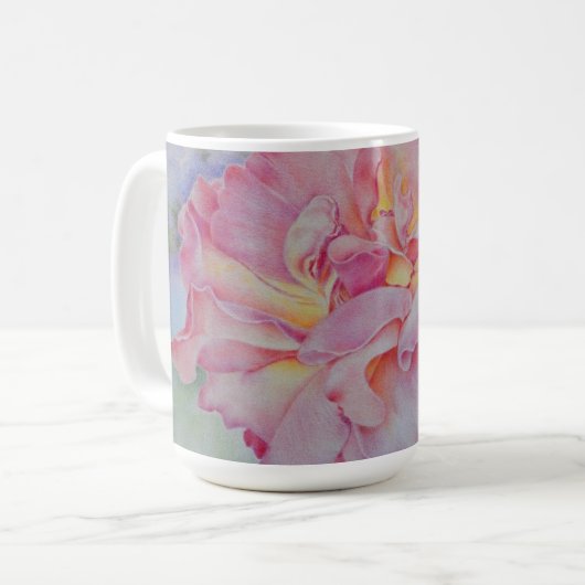 Rosa Pink Kaffeetasse (Vorderseite Links)