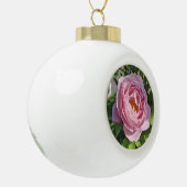 Rosa Pink Keramik Kugel-Ornament (Links)