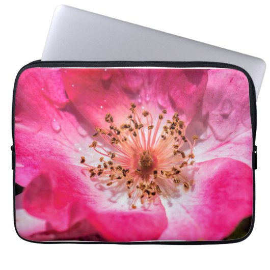 Rosa Pink Laptopschutzhülle (Vorderseite)