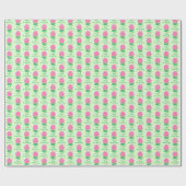 Rosa-Pink-Muttertags-Geschenkpapier Geschenkpapier (Flach)