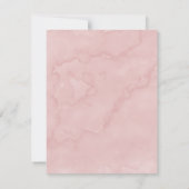 Rosa Pink Peony Champagne Brunch & Bubbly Inv Einladung (Rückseite)