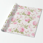 Rosa Pink Spray Geschenkpapier (Ungerollt)
