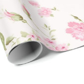 Rosa Pink Spray Geschenkpapier (Rolleneckpunkt)