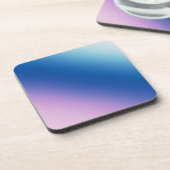 Rosa, pink , Streifen , ombre , rosa Farbverlauf Getränkeuntersetzer (Linke Seite)