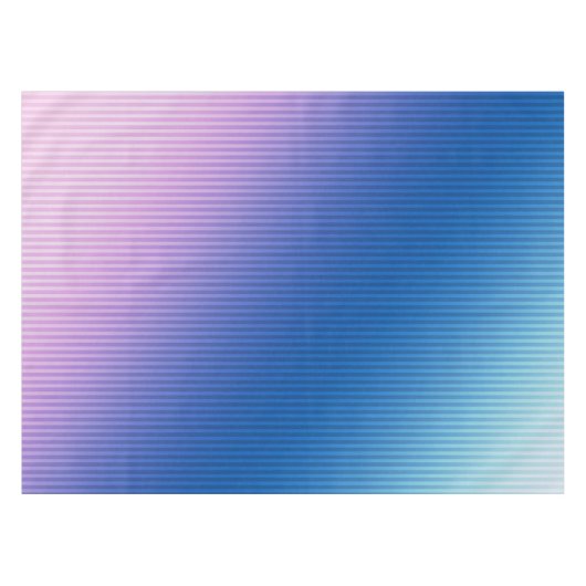 Rosa, pink , Streifen , ombre , rosa Farbverlauf Tischdecke (Vorderseite (Horizontal))