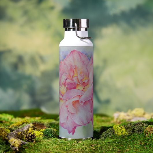 Rosa Pink Trinkflasche (Außenbereich)