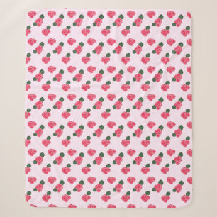 Rosa Pink Vintage Pastell Geschenk für Sie Sherpadecke