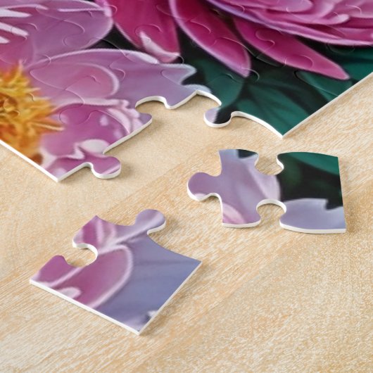 Rosa Pinkerbäume blühen Puzzle (Seite)