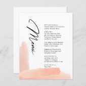 Rosa Pinselstriche Schlaganfälle. Einfache moderne (Vorne/Hinten)