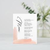 Rosa Pinselstriche Schlaganfälle. Einfache moderne (Stehend Vorderseite)