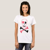 Rosa Pirat T-Shirt (Vorne ganz)