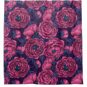 Rosa Piselbuquet Duschvorhang (Vorderseite)