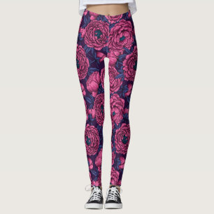 Rosa Piselbuquet Leggings