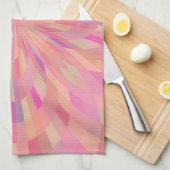rosa Pixel 2 Geschirrtuch (Viertel Falte)