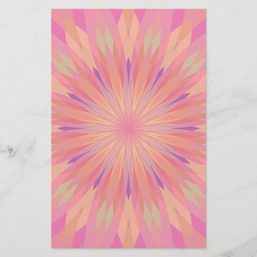rosa Pixel 3 Briefpapier (Vorderseite)