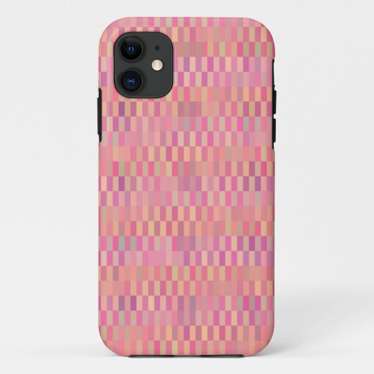 rosa Pixel Case-Mate iPhone Hülle (Rückseite)