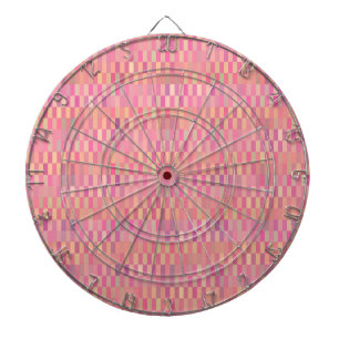 rosa Pixel Dartscheibe