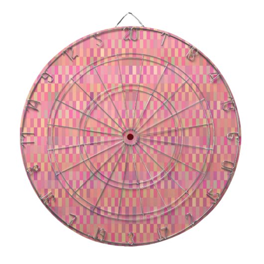 rosa Pixel Dartscheibe (vorne)