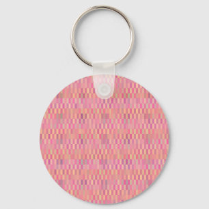 rosa Pixel Schlüsselanhänger