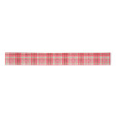 Rosa Plaid Tartan Satinband (Vorderseite)