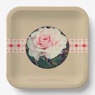 Rosa Platz Pappteller