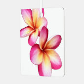 Rosa Plumeria Ornament (Vorderseite links)