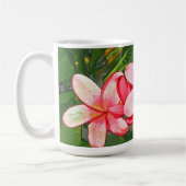 Rosa Plumerias  Kaffeetasse (Links)