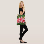 Rosa Plumerias Tasche (Am Model)