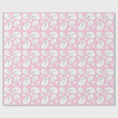 Rosa Polar Geschenkpapier (Flach)