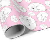 Rosa Polar Geschenkpapier (Rolleneckpunkt)