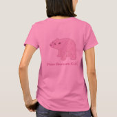 Rosa polarer Bärn-T - Shirt (Rückseite)
