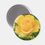 Rosa Polaris α [Round Magnet] Magnet (Vorderseite/Rückseite)