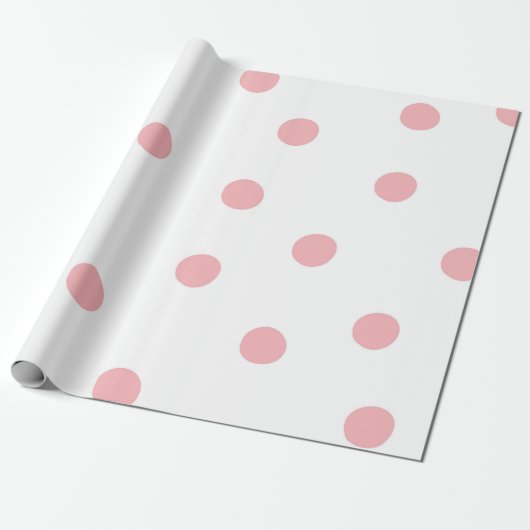 Rosa Polka Delight Geschenkpapier (Ungerollt)