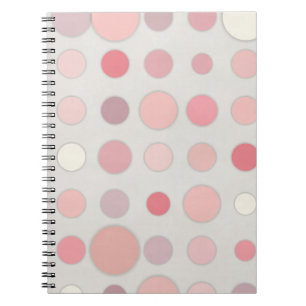 Rosa Polka Dot Art Notizblock