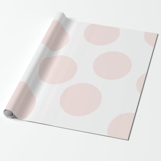 Rosa Polka Dot Wrapping Paper Geschenkpapier (Ungerollt)