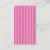 Rosa Polka-Mama-Karte Telefonnummerkarte (Rückseite)