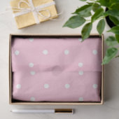 Rosa Polka-Parade Seidenpapier (Geschenk)