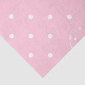 Rosa Polka-Parade Seidenpapier (Ausschnitt)