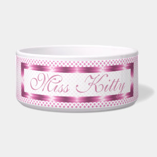 Rosa Polka personalisiert Napf
