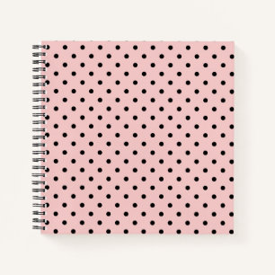 Rosa, Polka-Punkt Notizblock